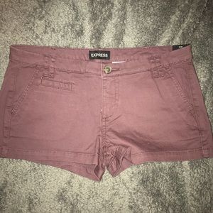 Burgundy Express Shorts